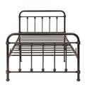 4D Concepts 4D Concepts 143443 Amelia Twin Bed; Textured Bronze 143443